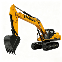 Excavatrice sur chenilles de 76 tonnes, 567 kW, avec godet de 4,5-5,5 m³ pour les travaux miniers et de terrassement de grande envergure