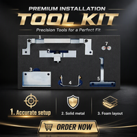 Kit d'outils de calage moteur pour Ford 1.5L 3 cylindres Duratec, réglage précis, outils métalliques, rangement en mousse