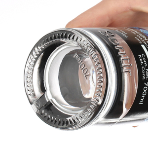 Botella de Licor de Vidrio Transparente Delgada Premium de 500ml 750ml para Vodka, Tequila, Ginebra, Vacía, Venta al por Mayor, Pedidos al por Mayor - Product Image 4