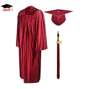 Robe et toque de remise de diplôme brillantes pour adultes, taille unique, pour l'université, 12 couleurs disponibles, collection 2026 - Product Image 1