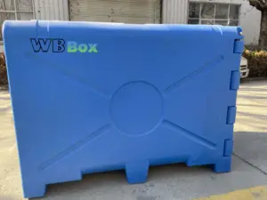 Integrated Rotational Molding Portable Refrigerated Truck Box Mobile Cold Container With Refrigeration Units