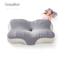 Oreiller cervical ergonomique en mousse à mémoire de forme haute densité, respirant, en forme de papillon, pour soulager les douleurs cervicales et les dormeurs latéraux - Vente en gros