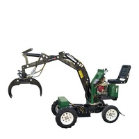 Internat ionaler Mini kleiner Garten Obstgarten Allrad hinter Lader Bagger Traktor zu verkaufen