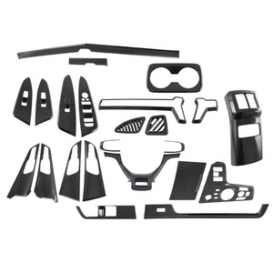 Accessoires de décoration intérieure en fibre de carbone WZXD, garnitures en plastique, garniture de commande de fenêtre pour Sportage 2022 2023 - Product Image 1