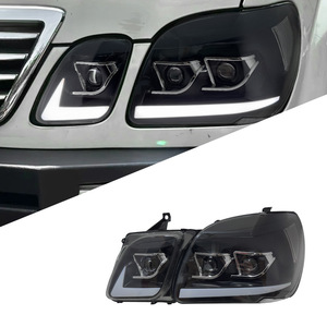 Nuevo Conjunto <span class=keywords><strong>de</strong></span> Faros Delanteros <span class=keywords><strong>de</strong></span> 12V para Lexus LX470 98-07 con Luces Diurnas LED y Señales <span class=keywords><strong>de</strong></span> Giro Secuenciales - Product Image 1