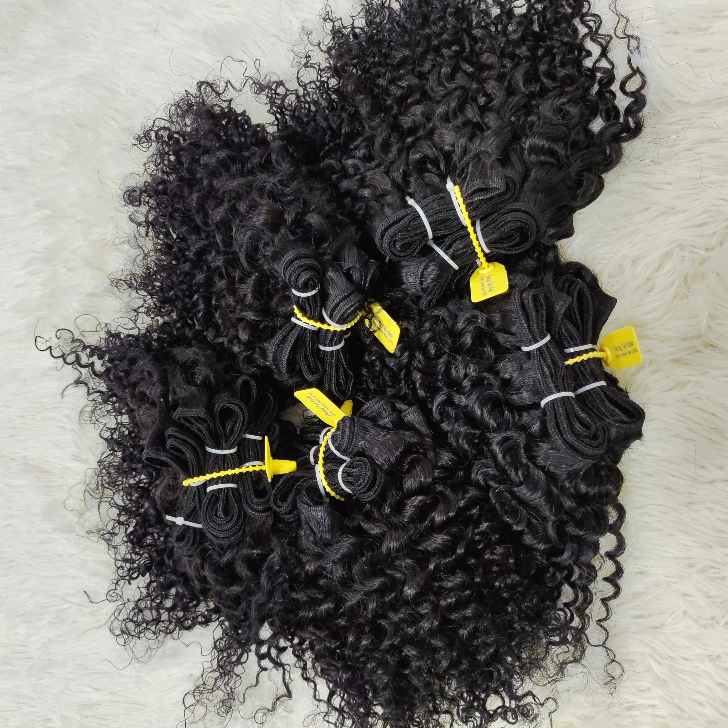 Letsfly Kinky Curly Hair Bundles 20PCS/Lot Brazilian Human Virgin Hair Weft Hot Selling Item Hair Wholesales Free Shipping