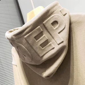 Sudaderas Extra Grandes de Felpa Francesa de Alta Calidad, Personalizadas, 100% Algodón, 450 g/m², para Hombre, Invierno, con Bordado en Relieve - Product Image 3