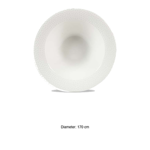 Isla White Bowl with Rim 17 cm Churchill Super Vitrified Whisipob1 - Product Image 3