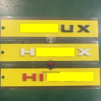 Kit de conversion de carrosserie de pick-up, lettres décoratives pour couvercle de poignée arrière en ABS noir, blanc, rouge pour Hilux Travo 2026