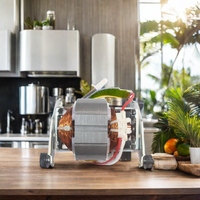Moteur de mélangeur monophasé AC 242 super silencieux avec fil de cuivre anti-goutte