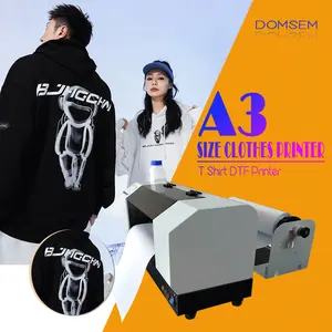 Tekstil tuval kumaş yazıcılar için mürekkep püskürtmeli giysi DTf BASKI MAKİNESİ DIY özel T-shirt