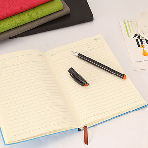 Carnet <span class=keywords><strong>de</strong></span> notes à couverture rigide en cuir PU avec Logo imprimé A5, fabricant professionnel - Product Image 4