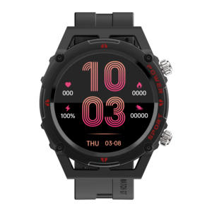 KINGSTAR BT Call montre intelligente écran tactile complet rond 1.32 pouces fréquence cardiaque réelle Relojes IP68 étanche Smartwatch - Product Image 3