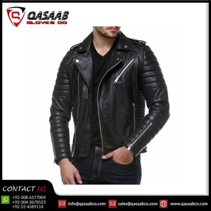 Mode matelassé-col en cuir PU hommes décontracté-élégant hommes femmes noirci Longed-fermetures à glissière vestes d'hiver - Product Image 3