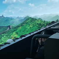 Offre Spéciale : Simulateur de Vol VR 8 Places – Équipement Immersif pour Parc à Thème