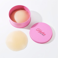 Pétales adhésifs ultra minces de sein de silicone de Pasties avec l'emballage fait sur commande de bas quantité minimale de commande