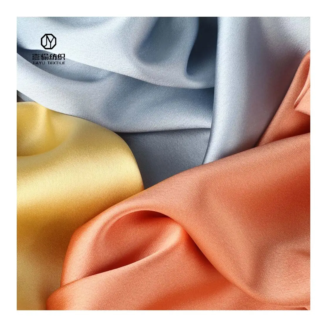 High Quality 100% Polyester Satin Fabric 150gsm Acetate Dyed Multicolor Smooth Dress Fabric Ladies Shirt Pajama Pants Material