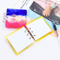 Early Riser bricolage cristal colle cahier silicone moule carré 10x10 bloc-notes cahier couverture bijoux moule