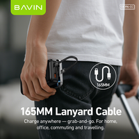 BAVIN excelente CB396 Nylon trenzado PD 60W carga rápida tipo C a tipo C teléfono móvil cordón Cable Usb