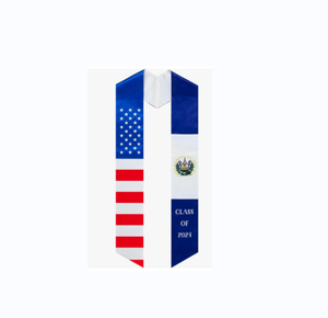 Estola de graduación de alta calidad, Bandera de Colombia americana, Bandera de País de graduación, estola de graduación para Estudiantes Internacionales - Product Image 3