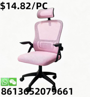 Fauteuil de jeu de course ergonomique en cuir à dossier haut réglable