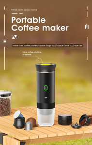 New <b>Portable</b> Espresso Machine Car Kitchen Mini <b>Coffee</b> <b>Maker</b> Outdoor Camping Travel Automatic Espresso Machine Professional - Product Image 2