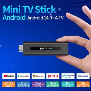 TV98 A Allwinner H313 Quad Core 8K HDR 10+ Lecteur multimédia en streaming, double WiFi, clé Internet intelligente, Google Android 14 Stick - Product Image 4