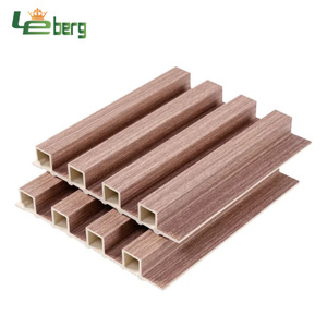 <span class=keywords><strong>Pannelli</strong></span> di parete scanalati Wpc legno interno decorativo legno alternativo Wpc pannello di parete - Product Image 4