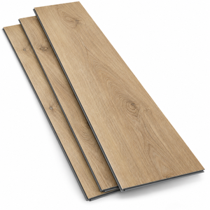 Piso Vinílico SPC Tono Claro con Diseño Tipo Madera, Sistema de Click y Manta IXPE Integrada para Proyectos de Interior - Product Image 1