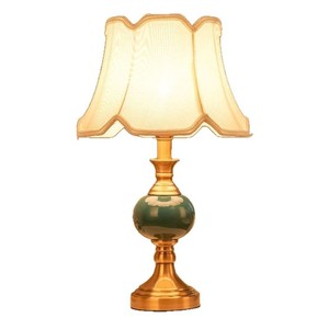 Creative Retro American-Style Table Lamp High-End European-Style Pure Copper Ceramic Decorative Ornament for Bedroom Living Room - Product Image 3