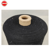 Factory Direct Ship Super Softness Fancy Yarn for Hand Knitting 100% Pure Natural Cotton With 1.2 mm Sequin Accept Customized