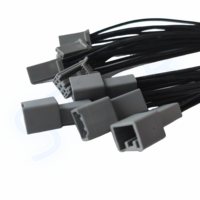 Connecteur 6 broches mâle à femelle personnalisé Faisceau de câblage automobile isolé en nylon pour l'installation radio Mazda Aftermarket
