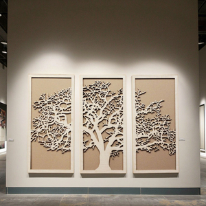 Pendentif d'art mural en <span class=keywords><strong>bois</strong></span> décoratif au design moderne Décoration murale décorative en <span class=keywords><strong>bois</strong></span> pour la maison - Product Image 5