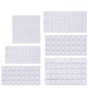 Clear Rubber Feet Bumper <strong>Pads</strong> Adhesive Transparent <strong>Buffer</strong> <strong>Pads</strong> Cabinet Door Bumpers Self Stick Noise Dampening <strong>Pads</strong> - Product Image 6