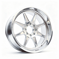 Jantes de camion forgées sur mesure pour clients, modèles SL 20X10 20X12 28X14 24X12, entraxes 8X170 8x180, jantes polies à déport profond pour GMC Sierra 1500 RAM