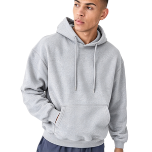 Sudadera con Capucha Personalizada al por Mayor con Logotipo, Sudadera de Algodón Premium para Hombre, Estilo Urbano, Hombros Caídos, TKAN1064 - Product Image 1