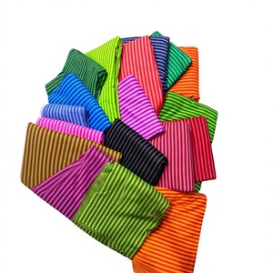 Khushbu Handicraft Eco-Friendly Cotton Combed Yarn Woven Striped <b>Fabric</b> Breathable Wrinkle Resistant Medium <b>Weight</b> 13372 Women's - Product Image 4
