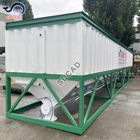 Horizontaler Zement-Lagersilo Kosteneffektiv Plug-and-Play für Fertigteilwerk & Tiefbau 30-120 Tonnen Kapazität