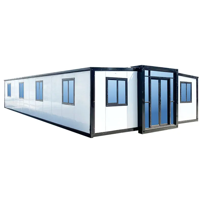 36sqm Shipping Modular Container Loft with Bathroom 2 Bedroom Loft House with Mezzanine in Poland