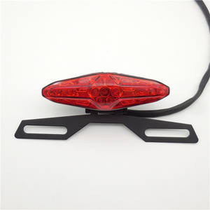 Feu arrière LED pour moto avec support, feu stop LED, feux auxiliaires pour moto, pièces détachées moto - Product Image 1