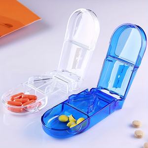 Pill Cutter and Splitter with Dispenser Easy Cut Pills for Tablet Vitamin and <b>Big</b> Medicine Clean Split Tablets Into Half Quarter - Product Image 2
