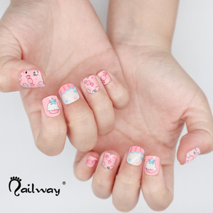 Decoración de <span class=keywords><strong>uñas</strong></span> artificiales para niños, alta calidad, con prensa mágica - Product Image 5