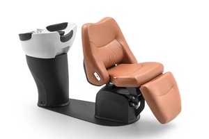 2026 New PU Leather CE Certified Electric Shampoo Bed Luxury Salon Furniture with Electric Lifting for Hair Washing - Product Image 5