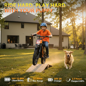 eAhora S4 Plus Moto électrique tout-terrain pour enfant avec batterie 48V10.4AH et 3 vitesses réglables - Product Image 2