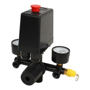 Plowing Air Compressor Pressure Switch Assembly <b>Black</b> <b>Bracket</b> FB Switch CE Valve Electric 90-125 - Product Image 1