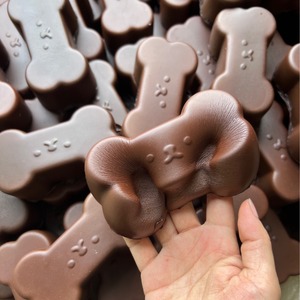 Onr Chocolate Bone Squishy Silicone TPE Plastic Moist Oily Soft Slow Rising Stress Relief Toy 14 Years & up - Product Image 1