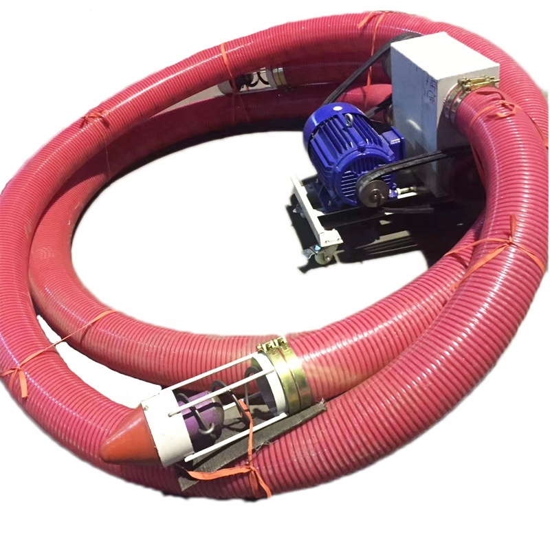 モーター付き小型フレキシブルスクリューコンベヤー - 1-20t/h輸送用