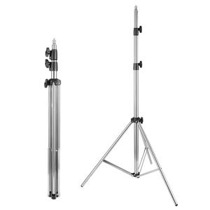 Soporte de lámpara de Metal de acero inoxidable BSL 200 de <span class=keywords><strong>2</strong></span> <span class=keywords><strong>metros</strong></span>, trípode portátil estable, lámpara de fotografía, lámpara de iluminación, trípode Universal - Product Image 1