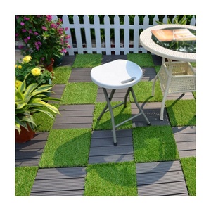 Outdoor Balcony Garden Terrace Splicing Plastic Wood Floor Exterior Interlocking Wpc Decking <strong>Tiles</strong>