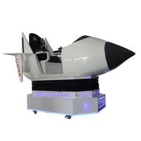 Simulador de Vuelo VR NINED para Interiores, Máquina de Juego de Realidad Virtual, Metálico y Resistente, para Centros Comerciales, Aeropuertos y Parques de Aventuras